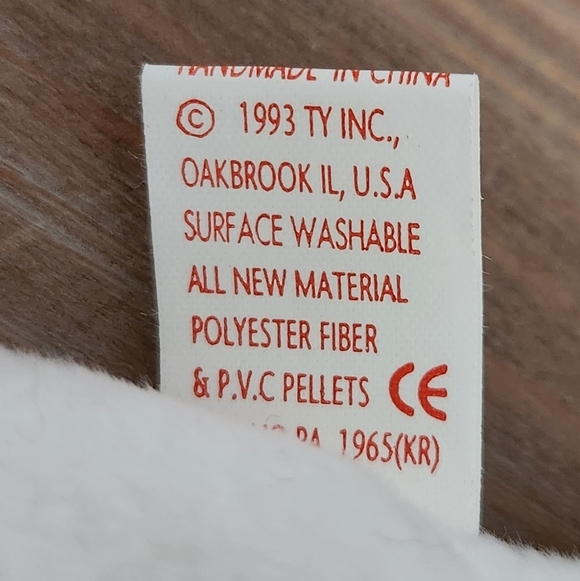 🤍 Ty Beanie Baby “Seamore” Seal Set – 1993 Beanie & Teenie Pair, Excellent Cond - Picture 10 of 15